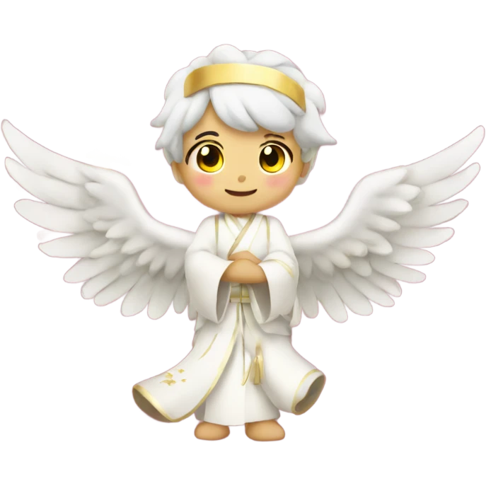 Japanese 2025 angel Happy New Years  emoji