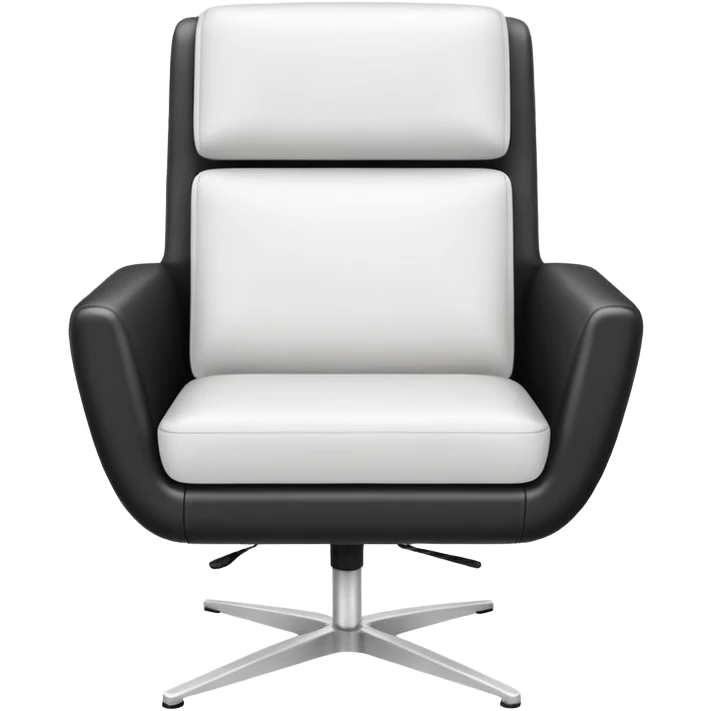 modern white chair emoji