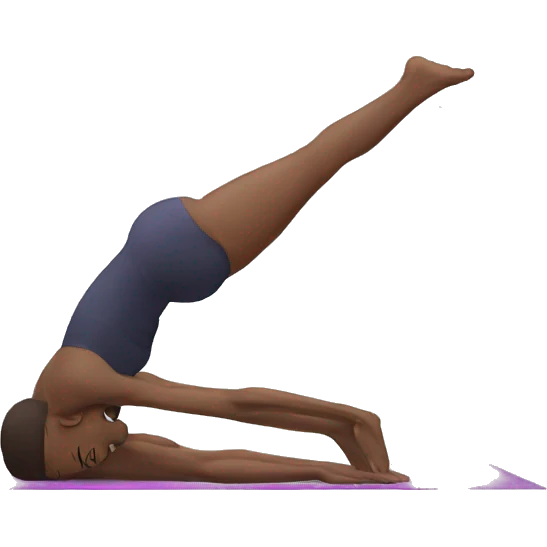 yoga pose emoji