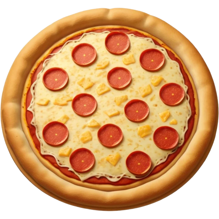 Full Pizza in the apple emoji style emoji