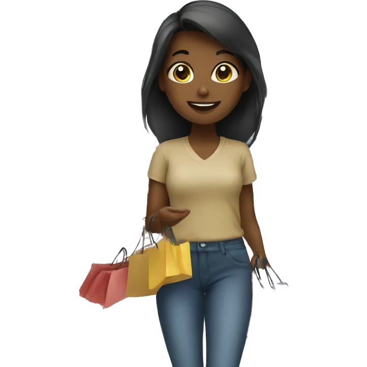 girl shopping emoji
