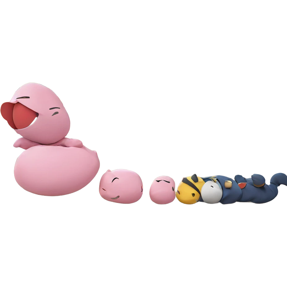sleeping pokemon with closed eyes emoji