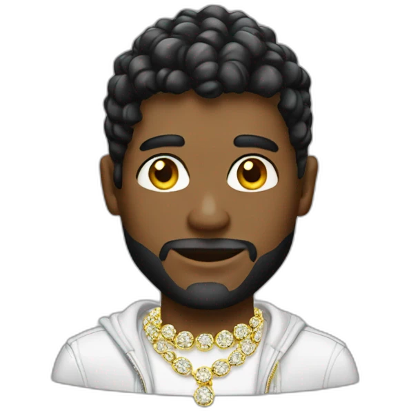 Bling bling guy emoji