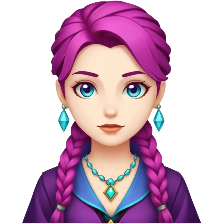 Jinx character from Arcane series emoji