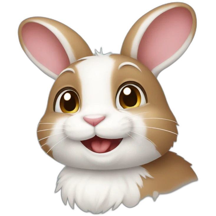 Bunny smile emoji