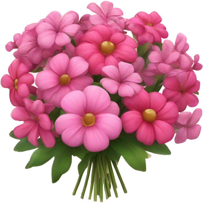 Bouquet of pink flowers emoji