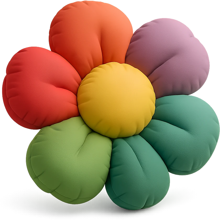 colorful flower emoji