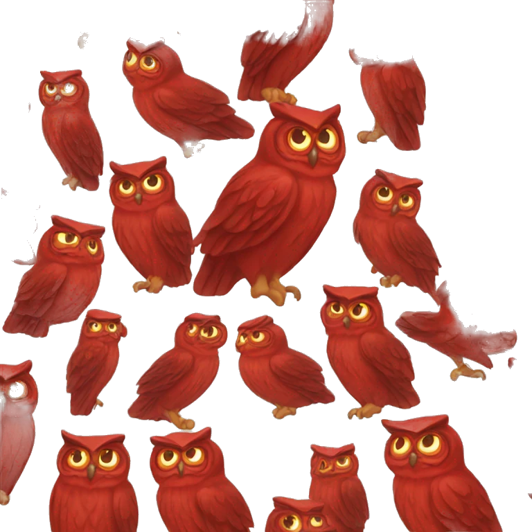 red owl emoji