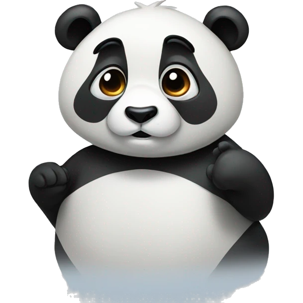 Panda saying sorry emoji