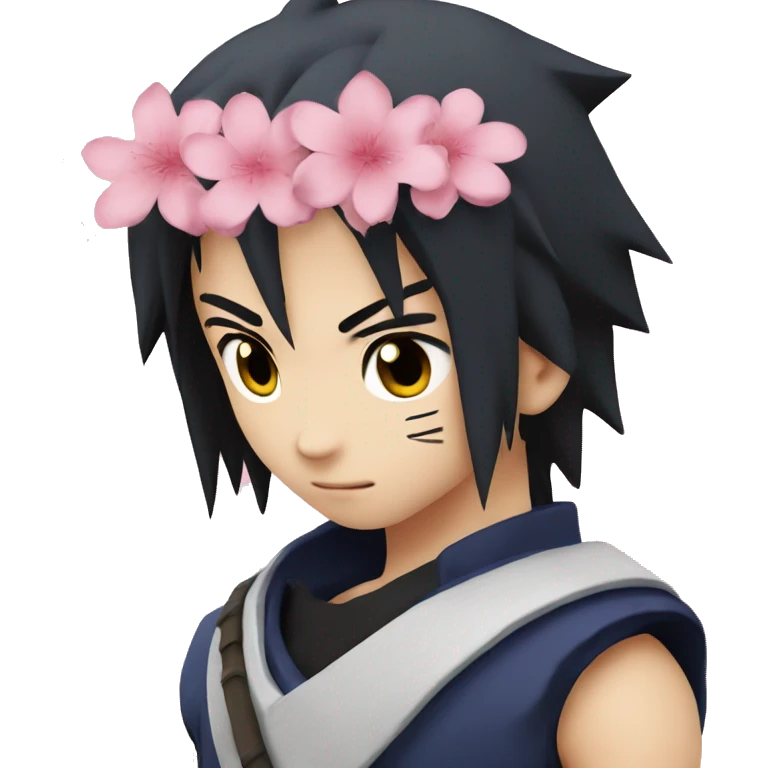 sasuke with sakura emoji