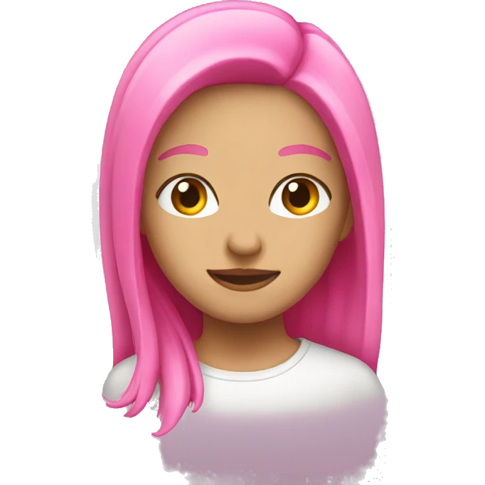 Pink  emoji