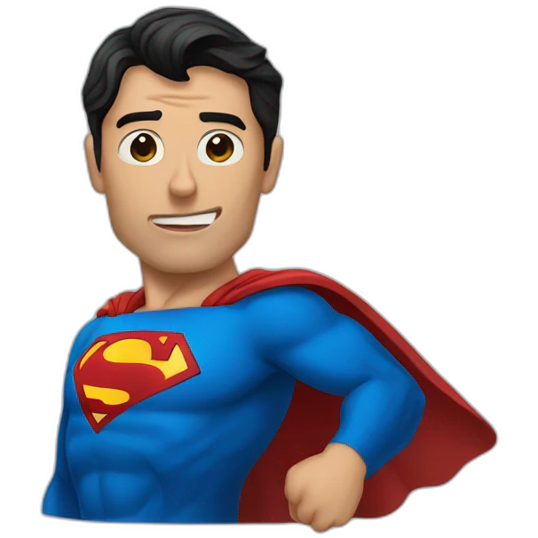 Superman malade emoji