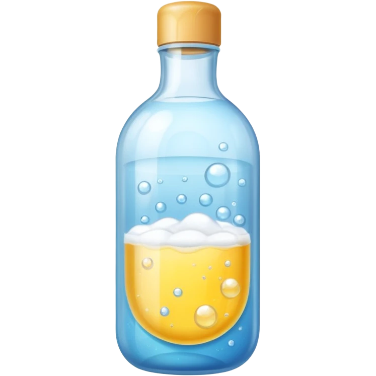 Bottle of bath bubble  emoji