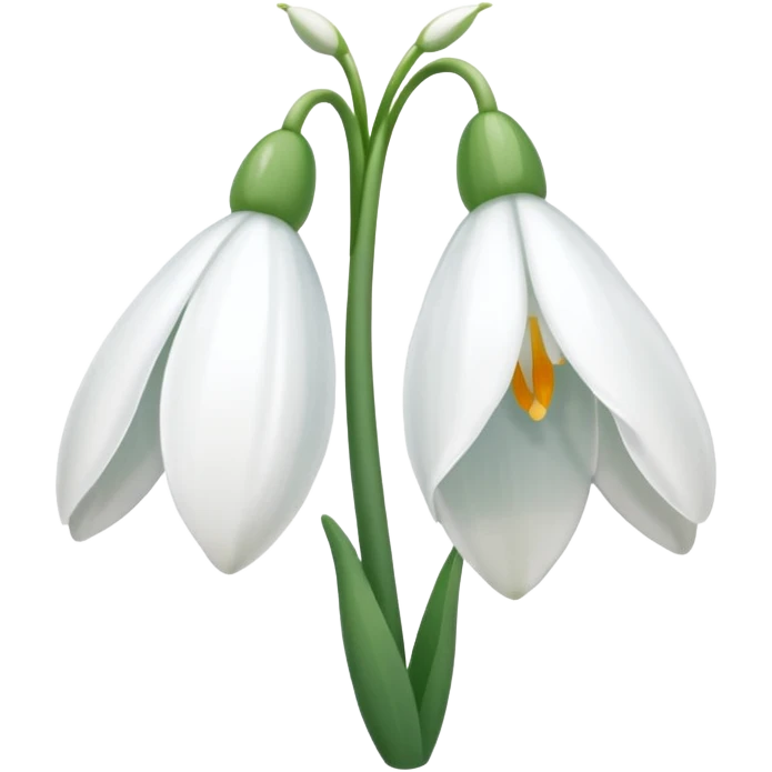 snowdrop emoji