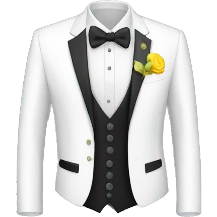 traje blanco emoji