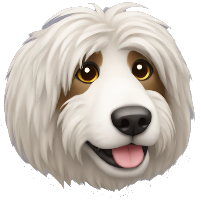 Catalan sheepdog emoji