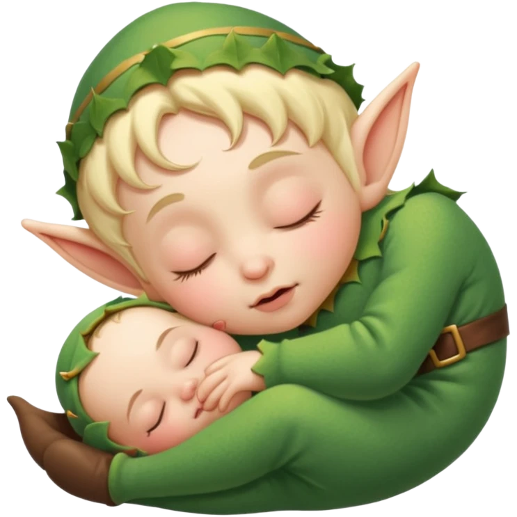 Baby elf sleepy emoji