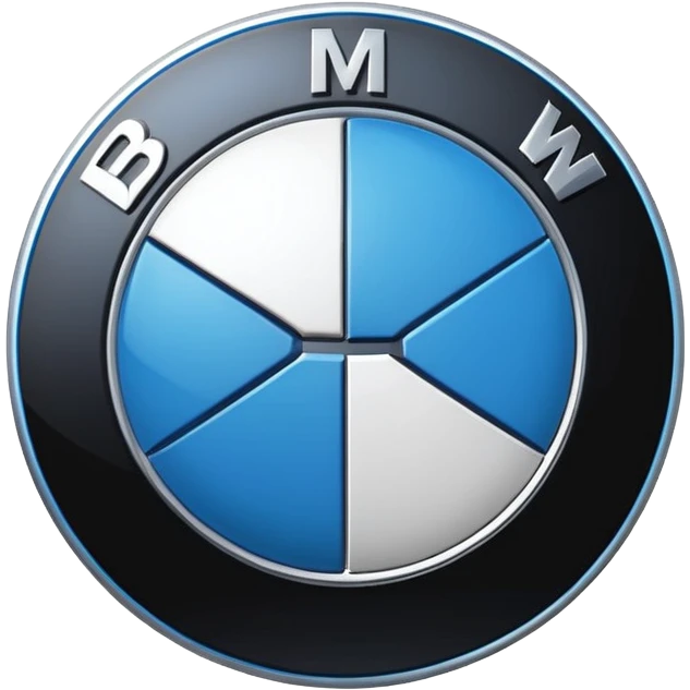 Logo de bmw mejor hecho emoji