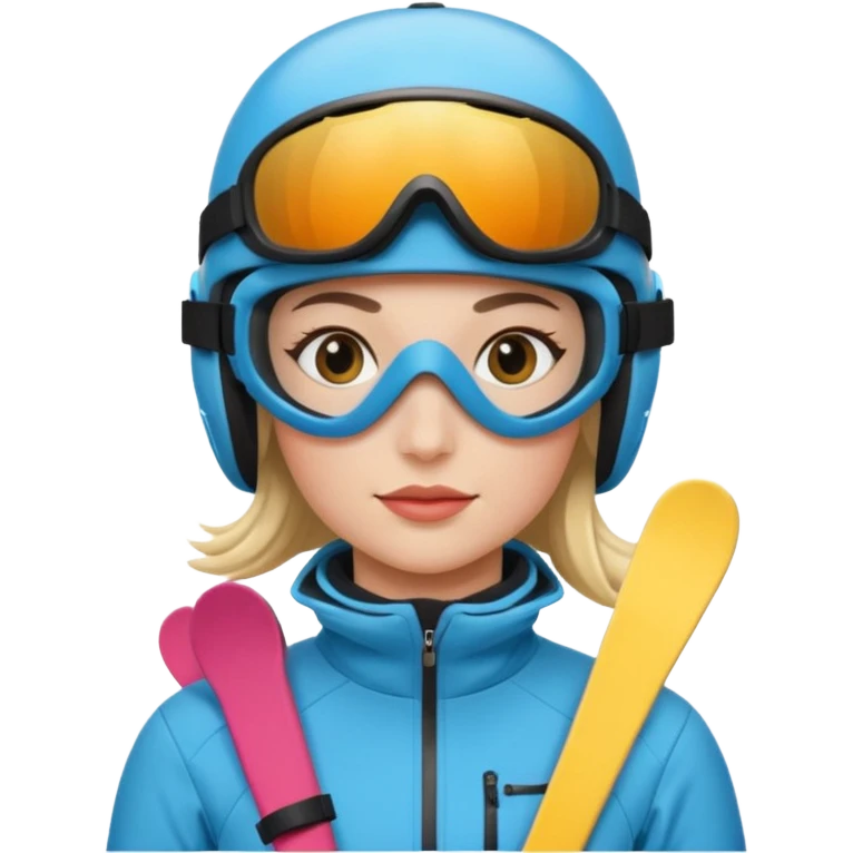Female Skier emoji