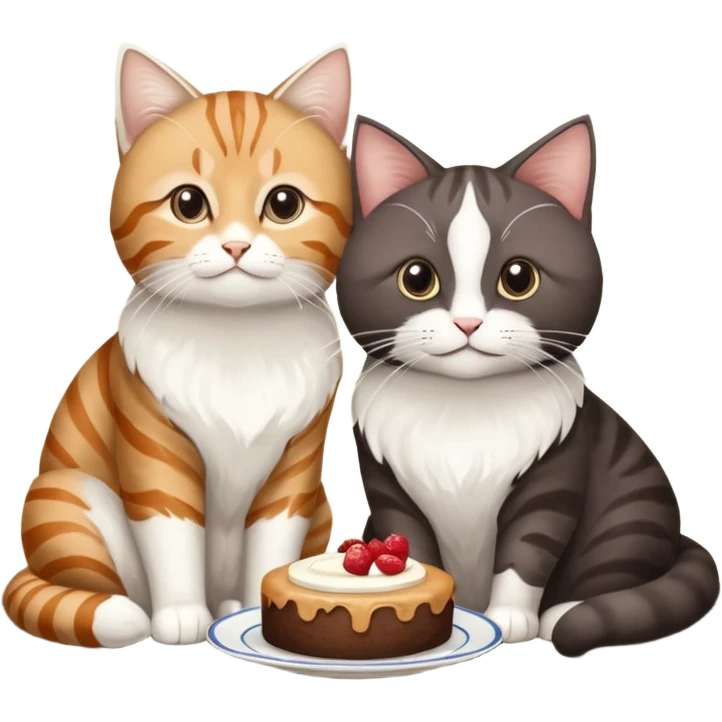Кот и собака  emoji