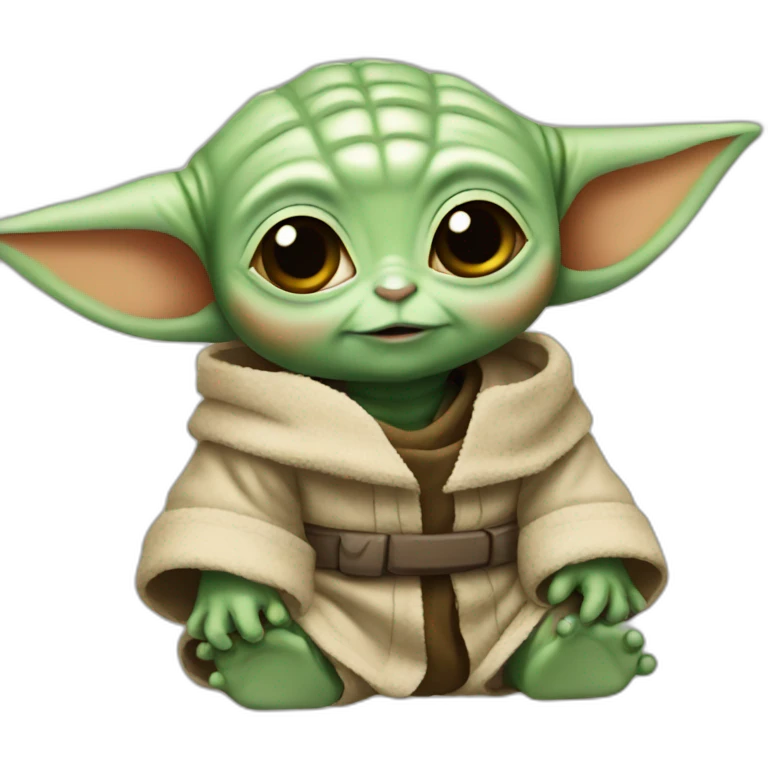 cute baby yoda emoji