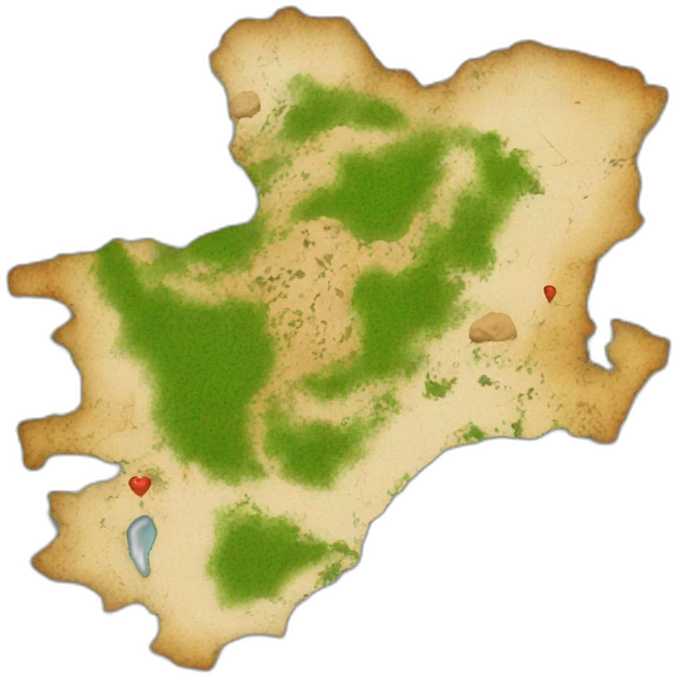 Carte de la Corse emoji