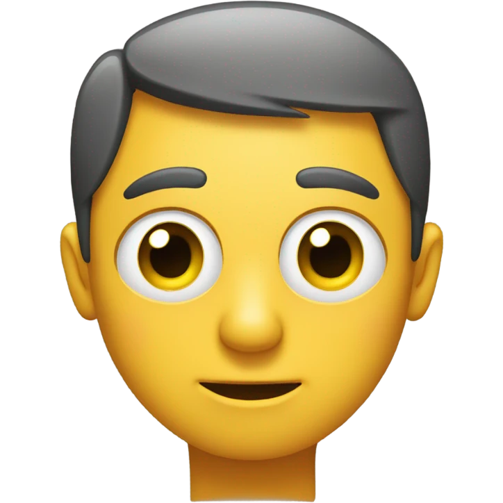 standard emoji with eyes looking to the side in a judgemental manner emoji