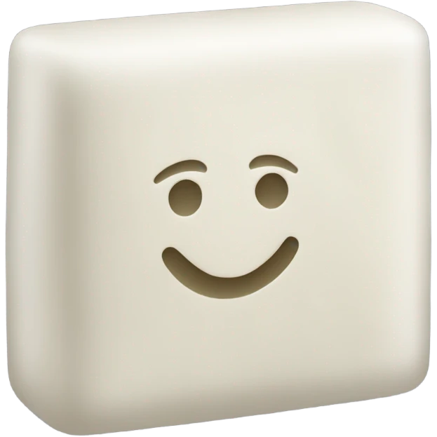white soap bar emoji