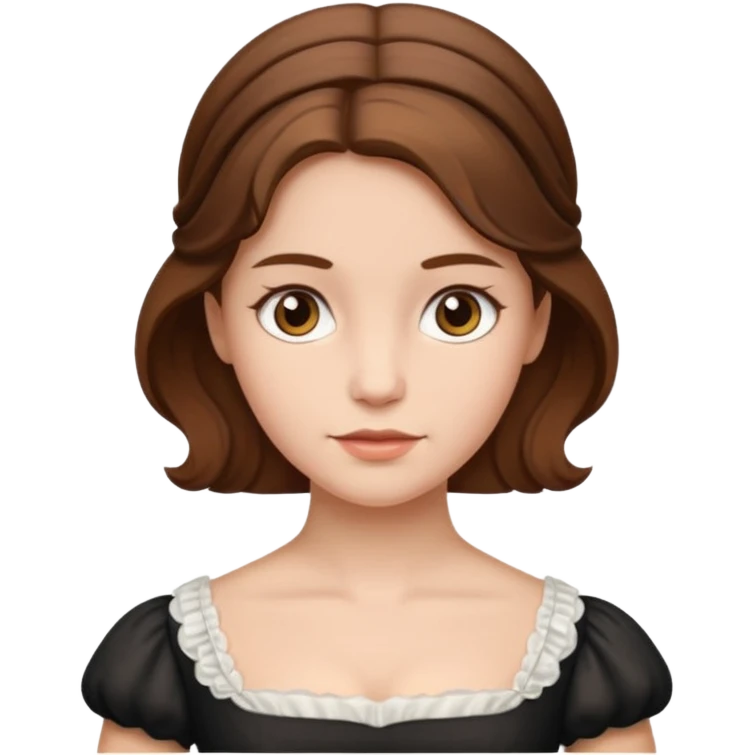 1800's european female emoji
