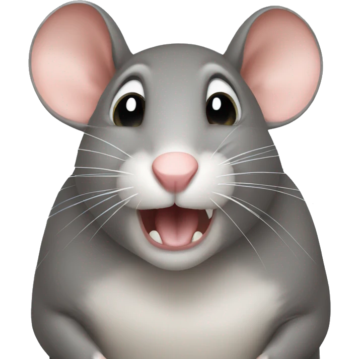 Rat that is hungry emoji