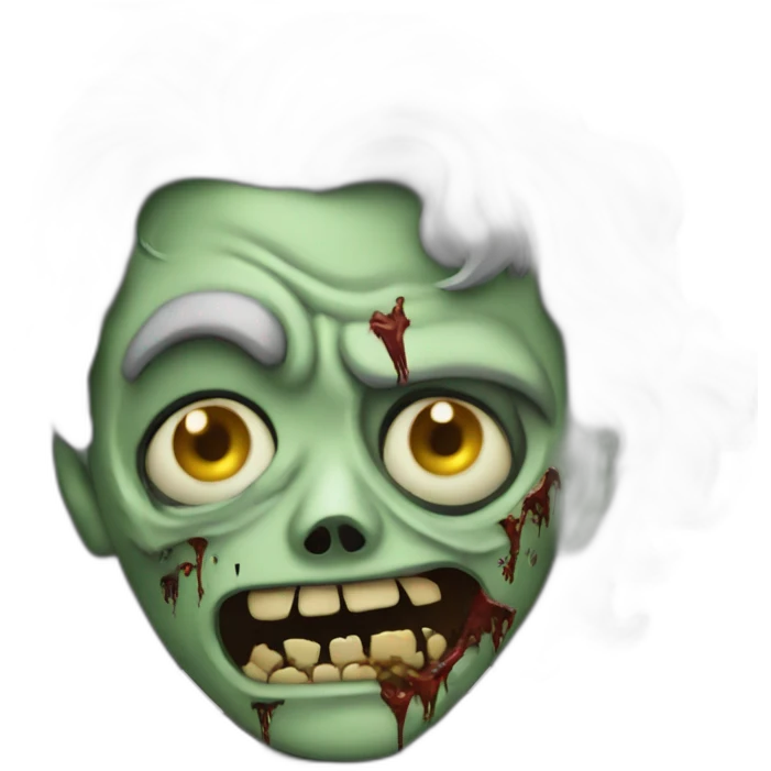 Zombie pape emoji