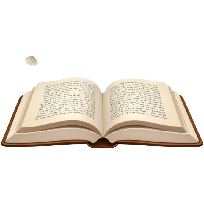 Icon for Poetry Reading: an open book with verses on the pages, from which fly pages transforming into a large flock of small white birds soaring into the blue sky. The icon should evoke the freedom and beauty of poetry. Transparent background. emoji