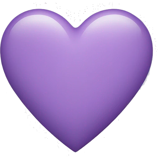 light purple heart  emoji