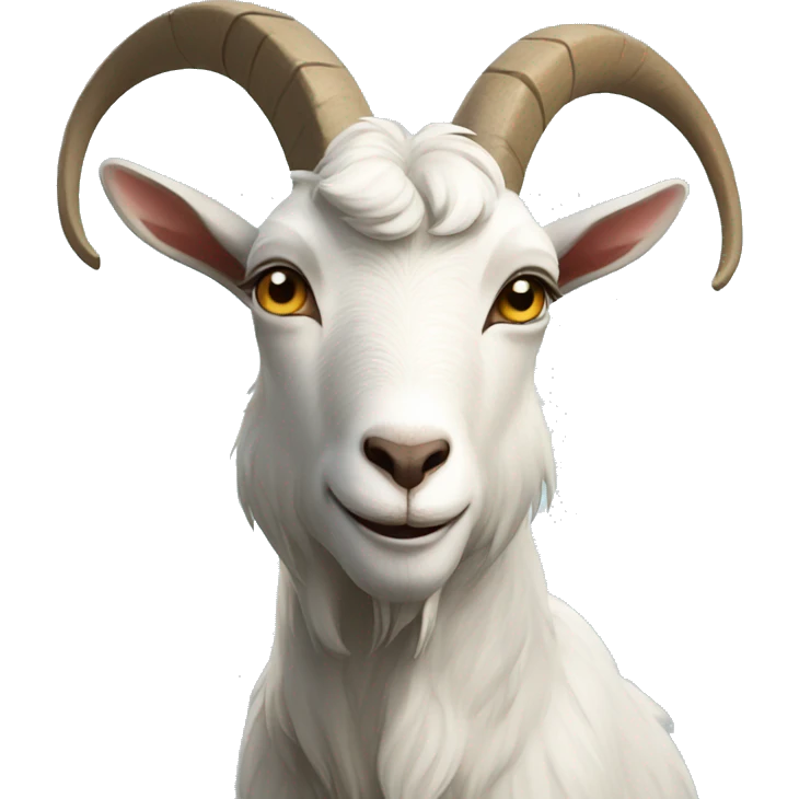 goat that looks really mean emoji