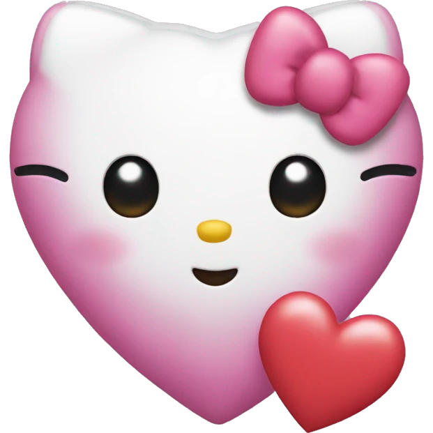 hello kitty heart emoji emoji