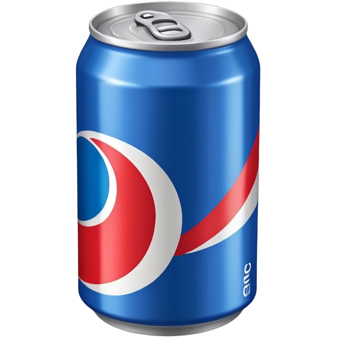 Draw a Pepsi can with the blue label & bold red-white logo emoji