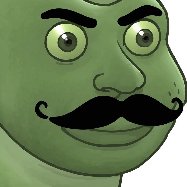 girl with a mustache  emoji