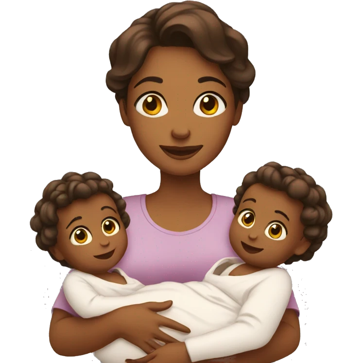 women-holding babies emoji