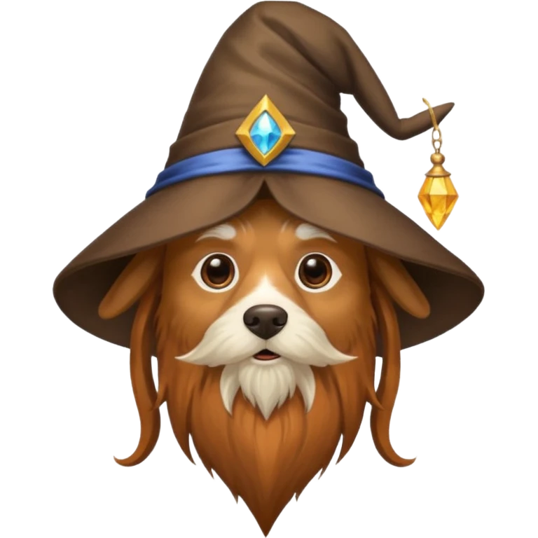 Dog wizard emoji