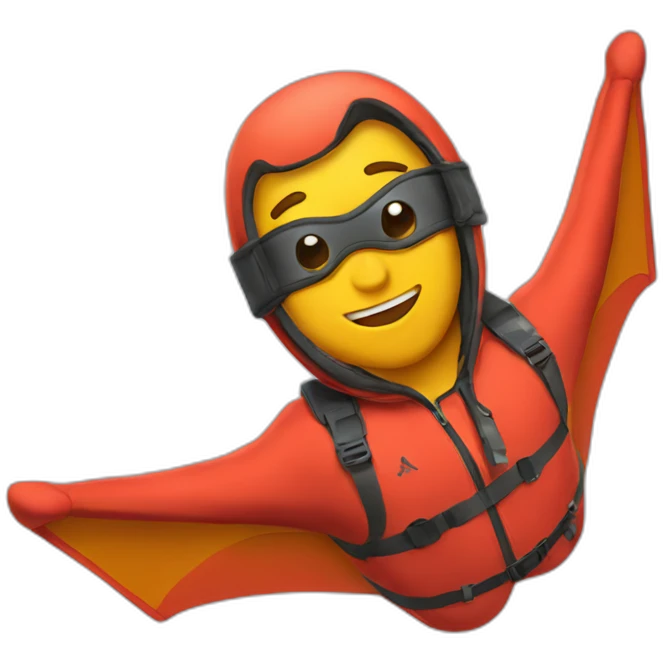 wingsuit emoji