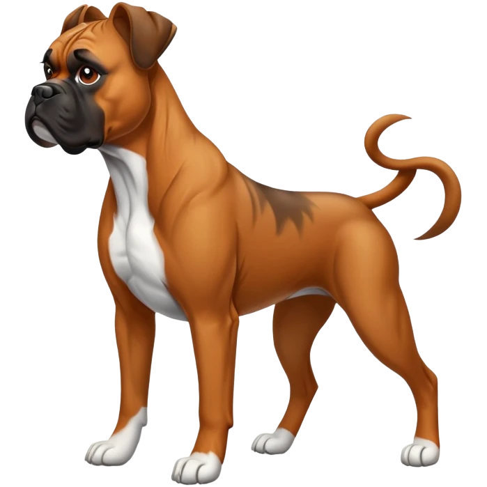 German Boxer brindle emoji