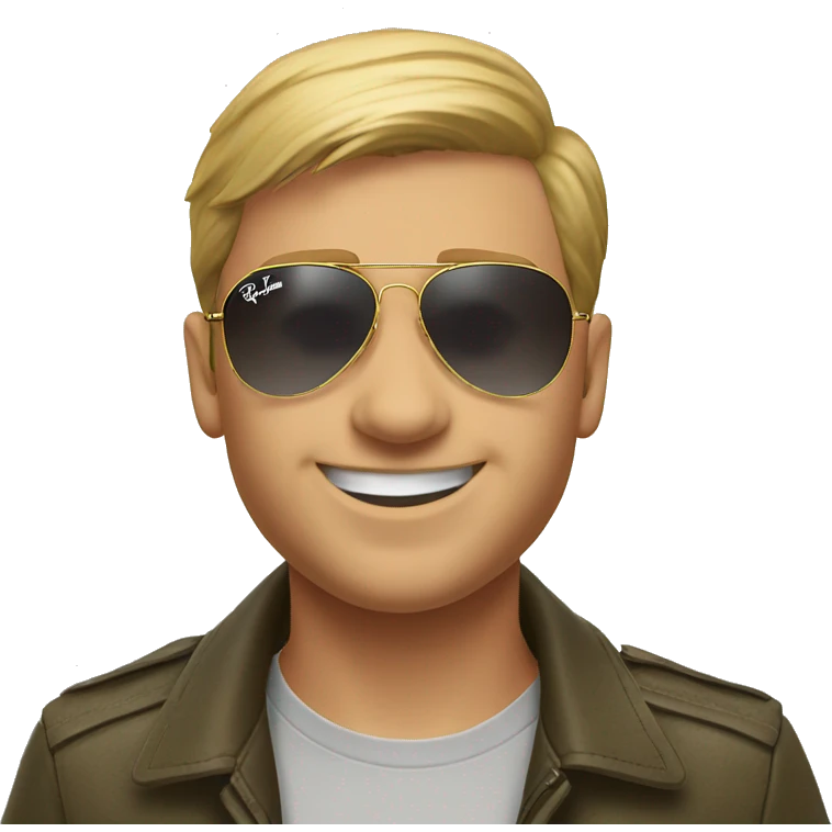 Ray-Ban aviator glasses emoji