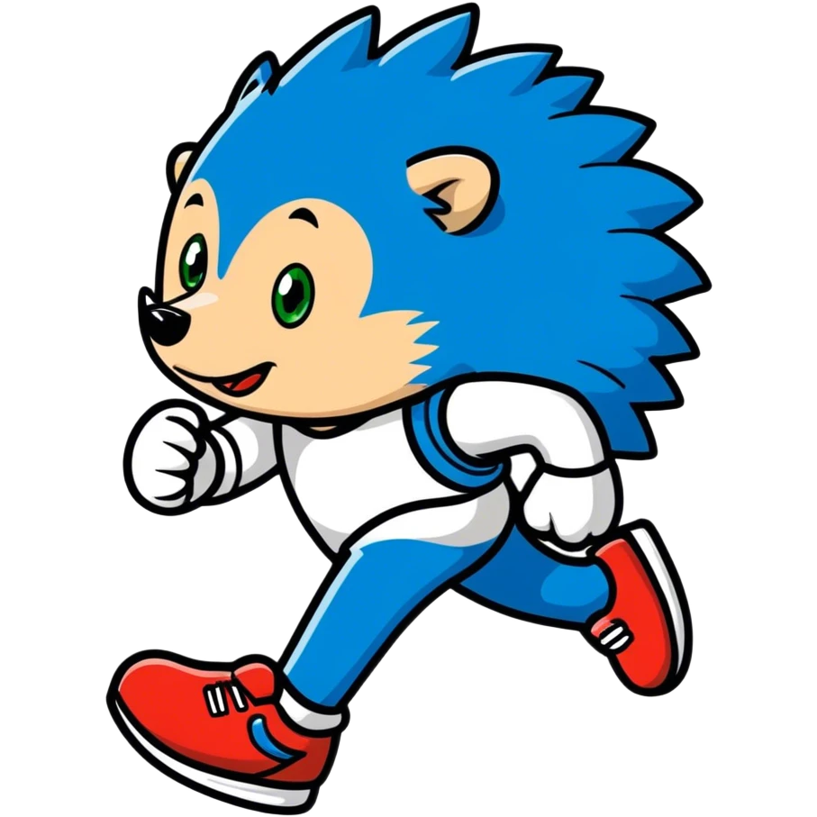 Sonic the hedgehog  emoji