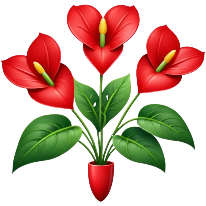 anthurium emoji