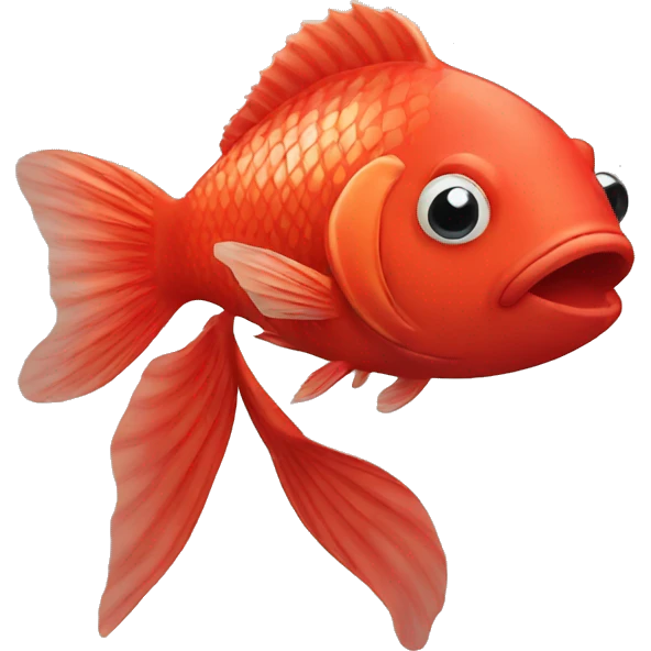 Red fish emoji