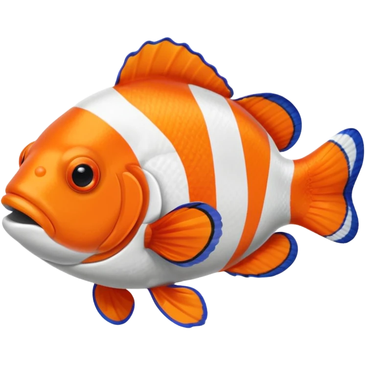 Tie Dye Clownfish emoji