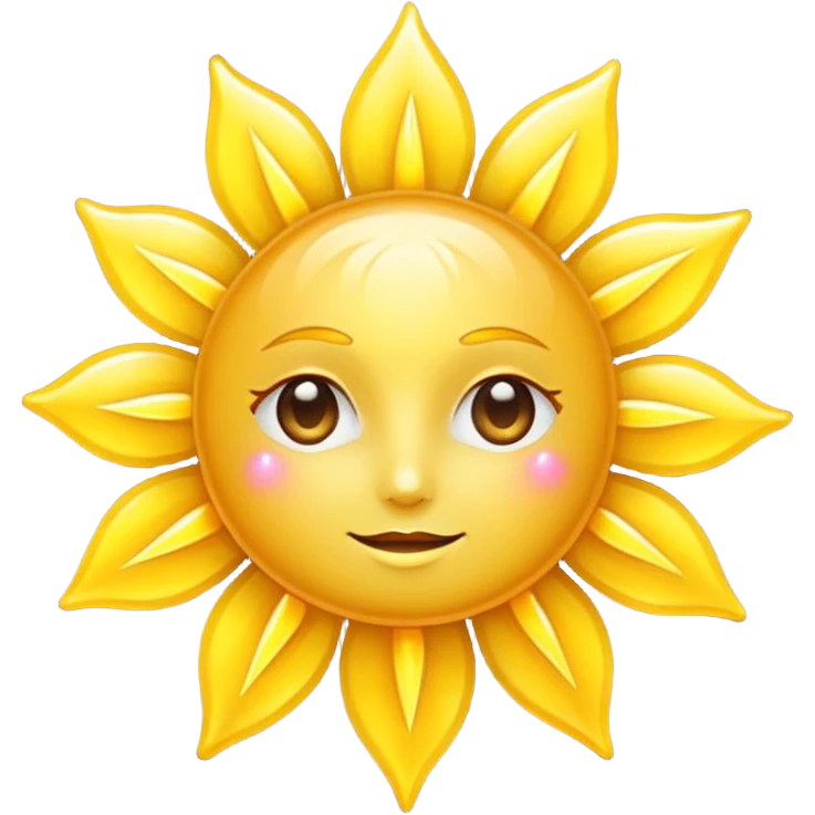sparkle sun emoji
