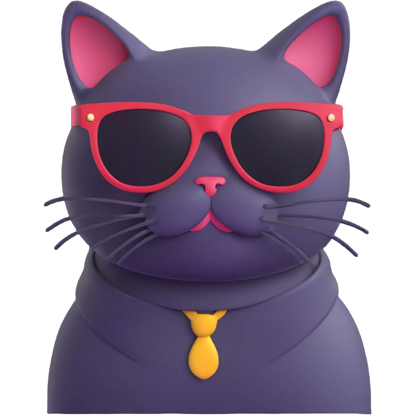 cat wearing sunglasses emoji
