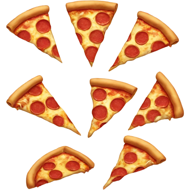 Pizza wearing a scarf emoji