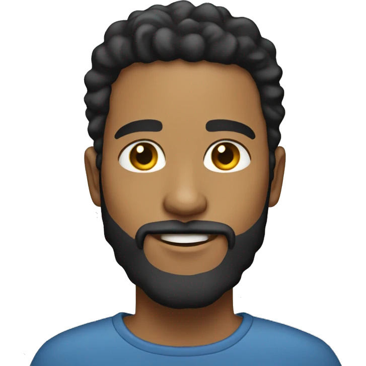 Light skin guy with beard emoji